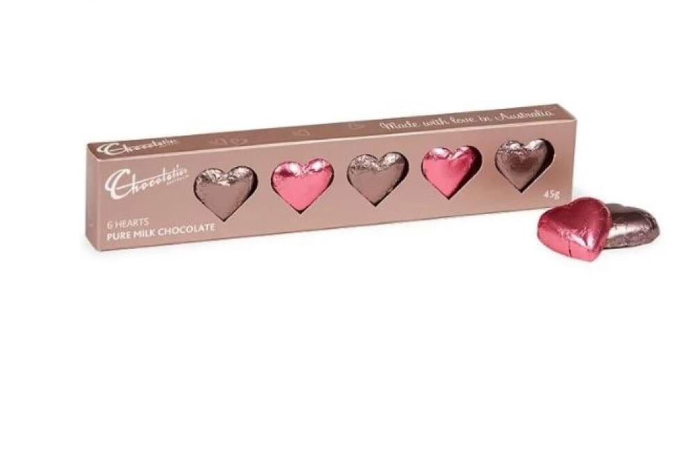 45g Mocha Chocolate Hearts