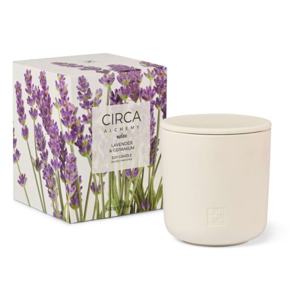 Circa Alchemy Candle - Lavender and Geranium 300g